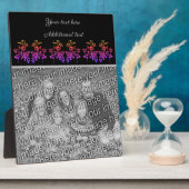 独自のステンシルフォトを作成パーソナライズされたする フォトプラーク (側面)