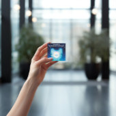 独自のスピリチュアルヒーリングハンドの作成 スクエア名刺