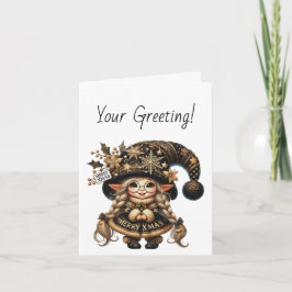 独自のスプーンな魔法のクリスマス格言を作成 シーズンカード