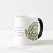 独自のスペアミントキャンディーウォームクリスマスを作成 モーフィングマグカップ (正面右)