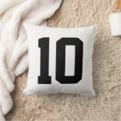 独自のスポーツカスタムジャージ番号の作成 クッション (ブランケット)