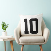独自のスポーツカスタムジャージ番号の作成 クッション (椅子)