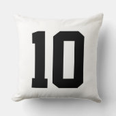 独自のスポーツカスタムジャージ番号の作成 クッション (正面)