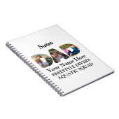 独自のスポーツパパフォトコラージュを作成するスイムパパ ノートブック (右側)