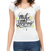 独自のスマイル |セルフやる気を起こさせる引用文 Tシャツ