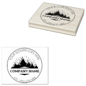 独自のスモールビジネス向けロゴを作成 ラバースタンプ (押印)