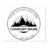 独自のスモールビジネス向けロゴを作成 ラバースタンプ (インプリント)