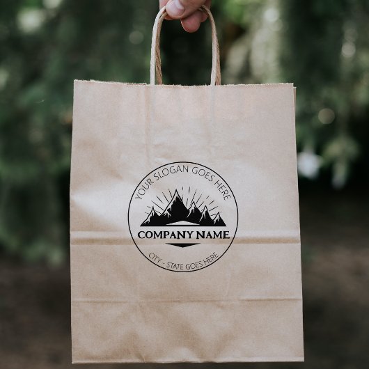 独自のスモールビジネス向けロゴを作成 ラバースタンプ