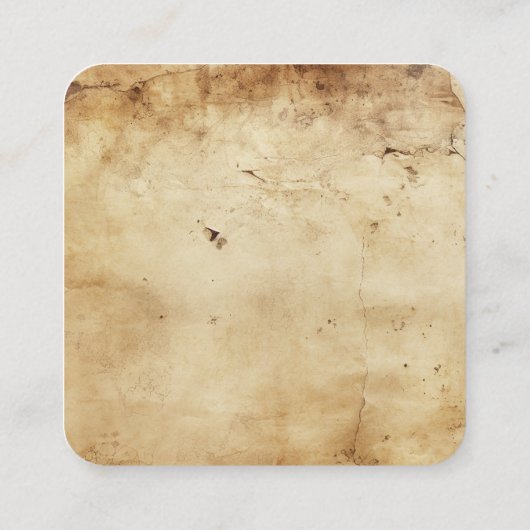 独自のセピアカスタムオールド紙の作成 エンクロージャーカード (裏面)