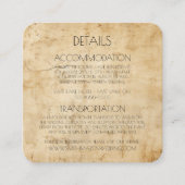 独自のセピアカスタム高齢者動揺して紙の作成 エンクロージャーカード (正面)