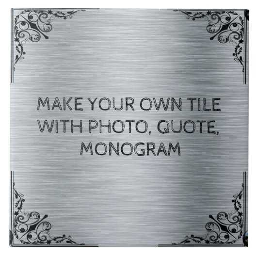 独自のセラミックタイルを作る タイル (正面)