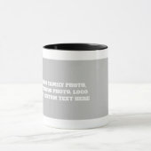 独自のセラミック・カスタムフォトロゴの作成 マグカップ (中央)