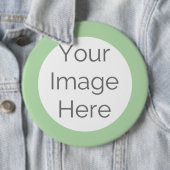 独自のセージカスタムグリーンフォトの作成 缶バッジ (インサイチュ)