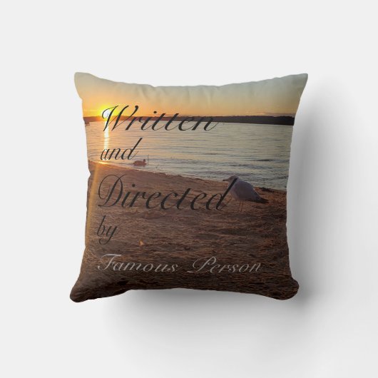 独自のソファ枕装飾用クッションの作成 クッション (裏面)