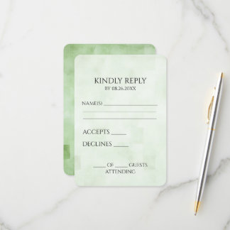 独自のソフトグリーン正方形テクスチャを作成する 出欠カード