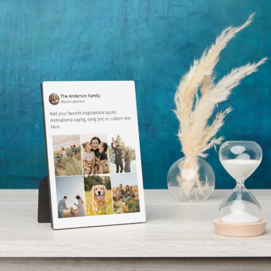 独自のソーシャルメディアのフォトコラージュを作成する フォトプラーク (側面)