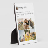 独自のソーシャルメディアのフォトコラージュを作成する フォトプラーク (側面)