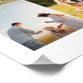 独自のソーシャルメディアのフォトコラージュを作成する ポスター (角)