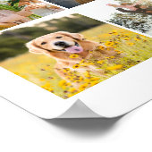 独自のソーシャルメディア写真コラージポスターの作成 ポスター (角)