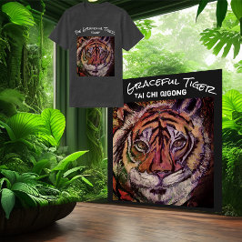 独自のタイチーグレースフルタイガーエクササイズの作成 Tシャツ