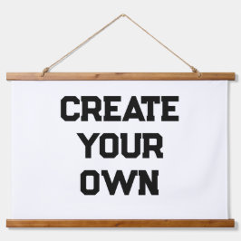 独自のタペストリぶら下がったーを作成する 吊り下げ型タペストリー