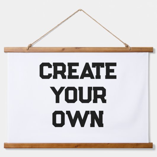 独自のタペストリぶら下がったーを作成する 吊り下げ型タペストリー (正面)