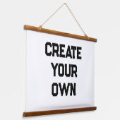 独自のタペストリぶら下がったーを作成する 吊り下げ型タペストリー (傾斜あり)