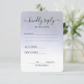 独自のダークインディゴブルークラウドを作成 出欠カード (スタンド正面)