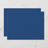 独自のダークブルーを作成 シーズンポストカード (正面/裏面)