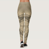 独自のチーズの涙点を作成 レギンス (裏面)