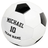 独自のチーム名番号を作成する サッカーボール (3/4)