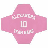 独自のチーム名番号を作成する サッカーボール (フラット)