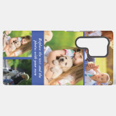 独自のテキストと写真に置き換えてください SAMSUNG GALAXYケース (裏面横)