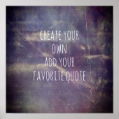 独自のテクスチャ動揺してウォールアートの作成 ポスター (正面)