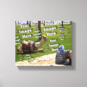 🤍独自のテンプレートのカスタム作成 キャンバスプリント (正面)