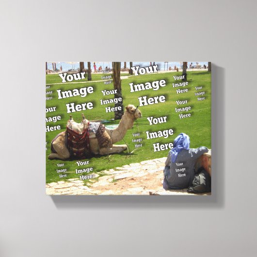 🤍独自のテンプレートのカスタム作成 キャンバスプリント (正面)