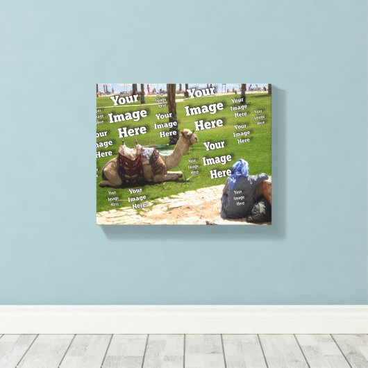 🤍独自のテンプレートのカスタム作成 キャンバスプリント (インサイチュ (ウッドフロア))