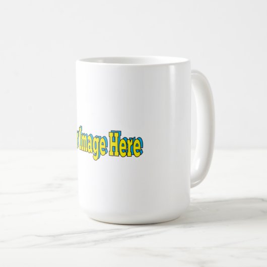 🤍独自のテンプレートのカスタム作成 コーヒーマグカップ (正面右)