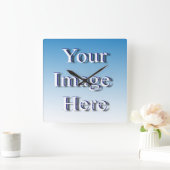 🤍独自のテンプレートのカスタム作成 スクエア壁時計 (ホーム)