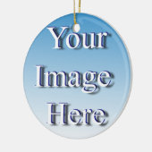 🤍独自のテンプレートのカスタム作成 セラミックオーナメント (左)