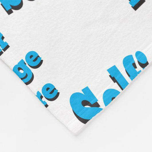 🤍独自のテンプレートのカスタム作成 フリースブランケット (角)