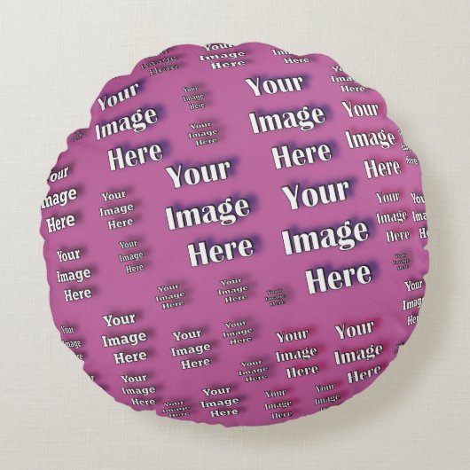 🤍独自のテンプレートのカスタム作成 ラウンドクッション (正面)