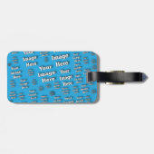 🤍独自のテンプレートのカスタム作成 ラゲッジタグ (裏面横)