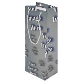 🤍独自のテンプレートのカスタム作成 ワインギフトバッグ (裏面アングル)