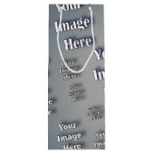 🤍独自のテンプレートのカスタム作成 ワインギフトバッグ (裏面)