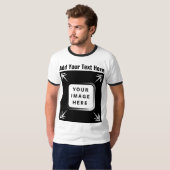 独自のテンプレートを作成する独自のフォト文字を追加 Tシャツ (正面フル)