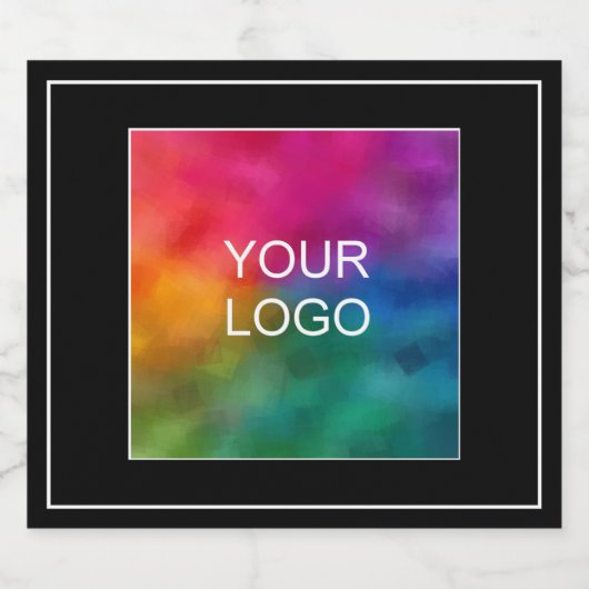 独自のテンプレートを作成する黒 ビールラベル (シングルラベル)