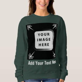 独自のテンプレートカスタムギフトのパーソナライズされた作成 スウェットシャツ