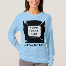 独自のテンプレートカスタムギフトのパーソナライズされた作成 Tシャツ