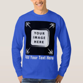 独自のテンプレートカスタムギフトのパーソナライズされた作成 Tシャツ